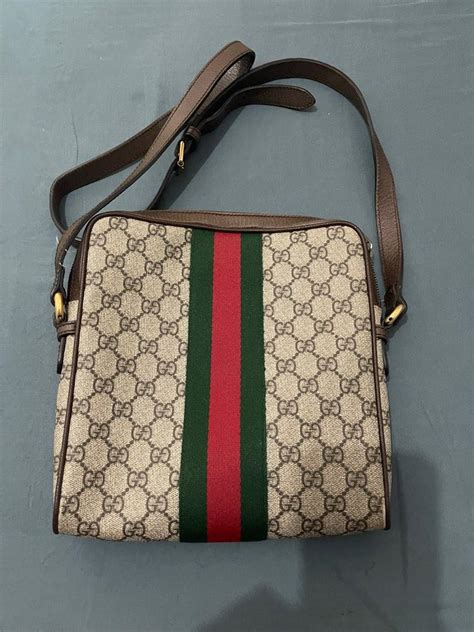 gucci chain sling bag|genuine gucci sling bag.